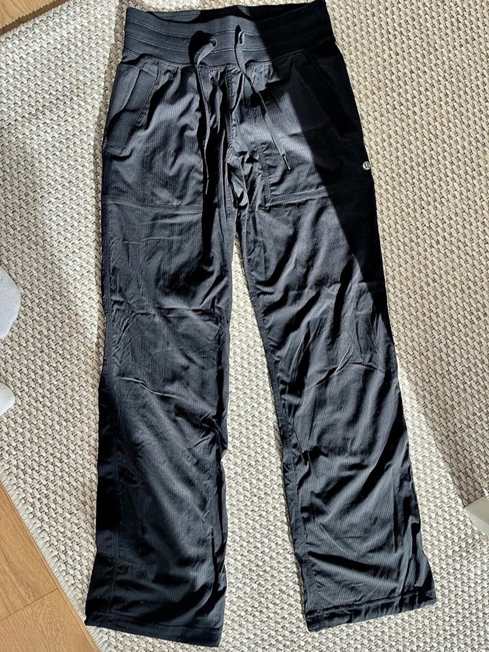 lululemon Swift High-Rise Wide-Leg Pant *Logo Waistband Black